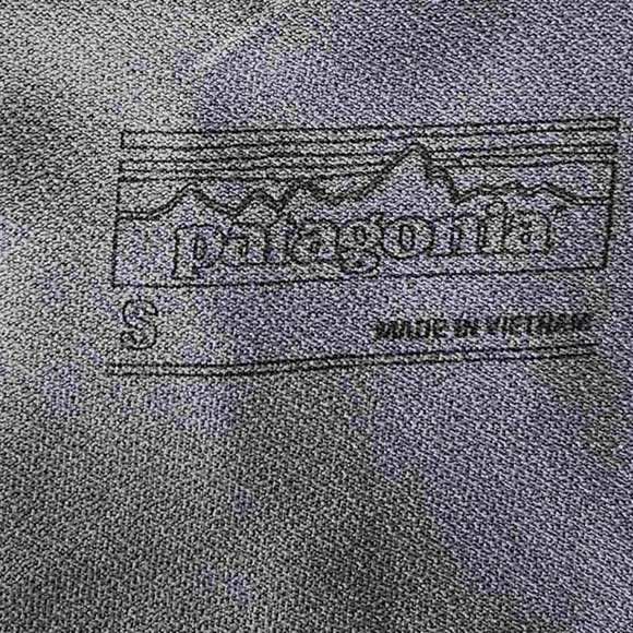 Patagonia Worn Wear Leggings Blue Space Dye Centered Crop Leggings Size Small - Picture 4 of 11